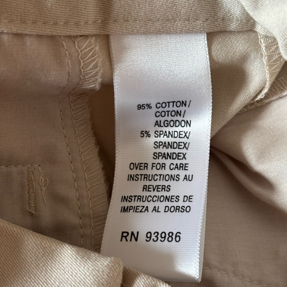 Petite Sophisticate Women's Cream Boot Cut Pants - Picture 7 of 9